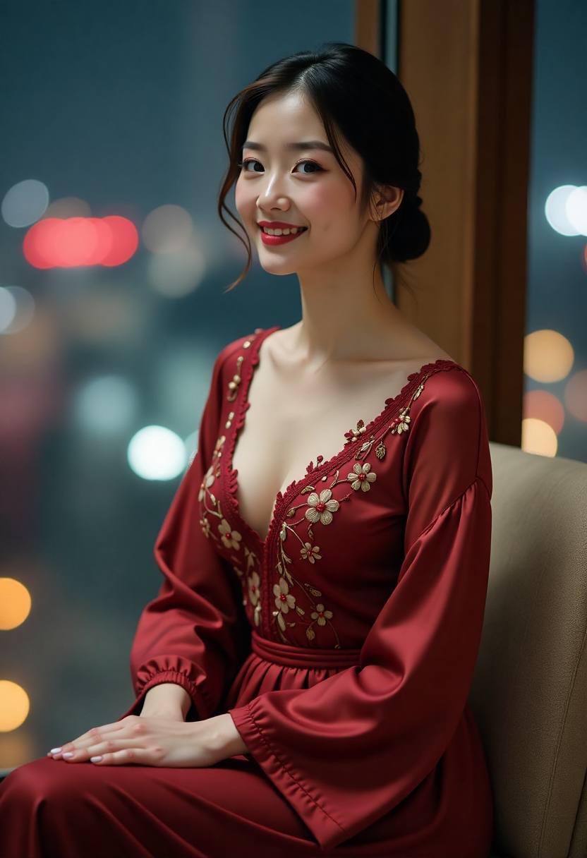 生日灯下海报